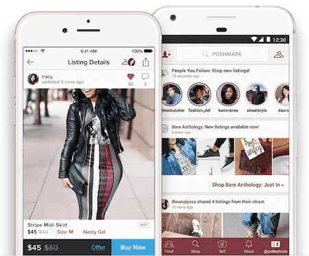 Poshmark is a unique secondhand online store shopping social experience