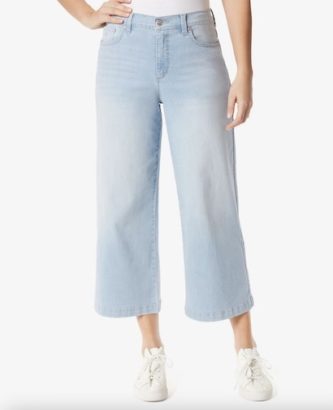 Gloria Vanderbilt Wide Leg Crop Jeans 