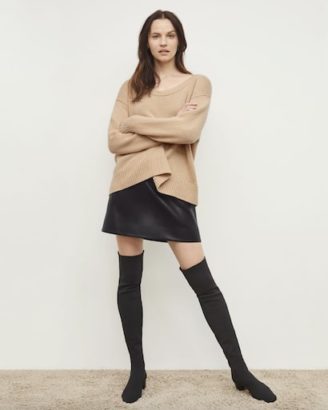 M.M. LaFleur The Nina Boot—3D Knit ($495) - outfits thigh high boots