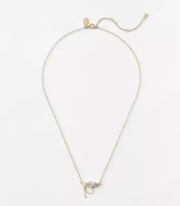 Stone Cluster Chain Necklace