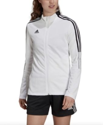 adidas Women's Tiro 21 Track Jacket is perfect for running In 50 Degree Weather