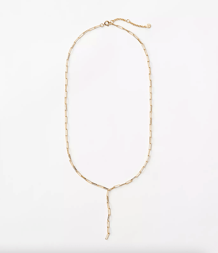 loft chain Y necklace