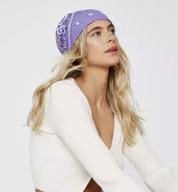 Bandana Paisley Print Multiway Headscarf - Easy Y2K outfits
