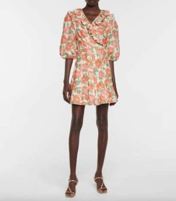 Lennon floral cotton and silk minidress
$ 214 