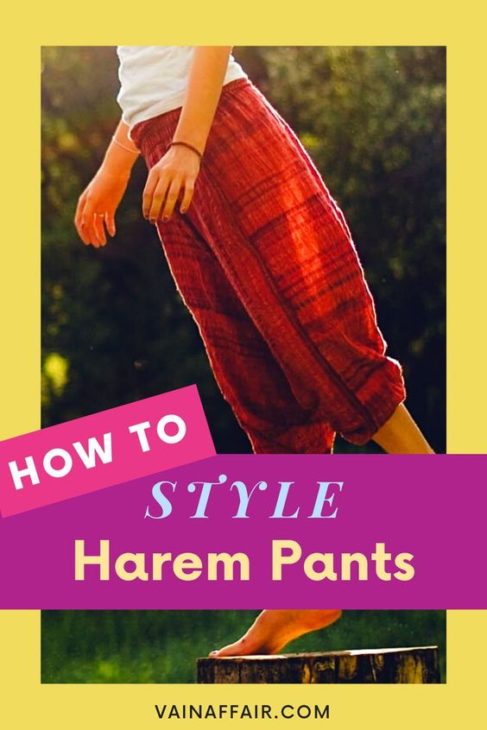 how to style harem pants - harem pants outfits