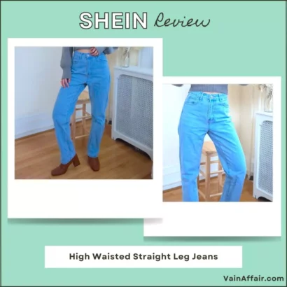 High Waisted Straight Leg Jeans