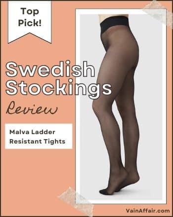 swedish stockings review Malva Ladder Resistant Tights 
