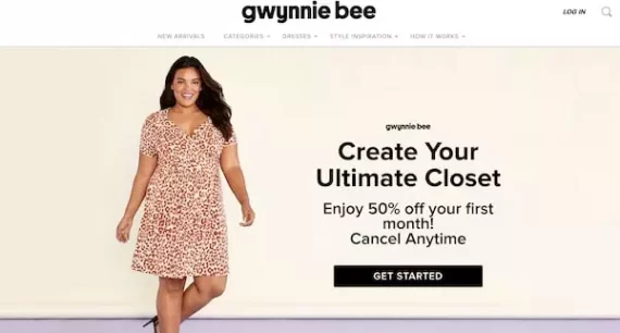 gwynnie bee - clothing subscription for women