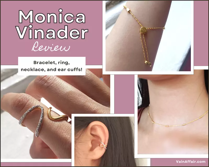 ring, bracelet, ear cuff, necklace - monica vinader review