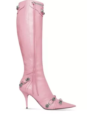 Cagole 90mm leather knee-high boots - stores like revolve