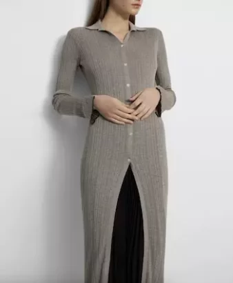 Long Ribbed Cardigan in Washable Silk - What to wear when you have nothing to wear