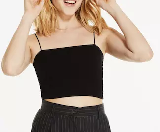 Seriously Soft Square-Neck Cropped Cami