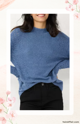 Women's LC Lauren Conrad Cable-Knit Mockneck Sweater
