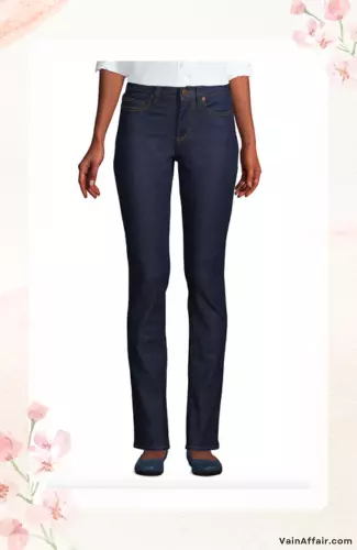 Women's Recover Mid Rise Straight Leg Blue Jeans - making outfits