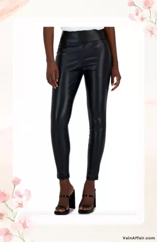 Women's Faux-Leather Leggings, Created for Macy's
