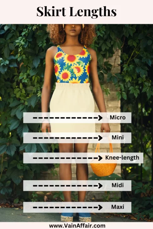 skirt lengths chart