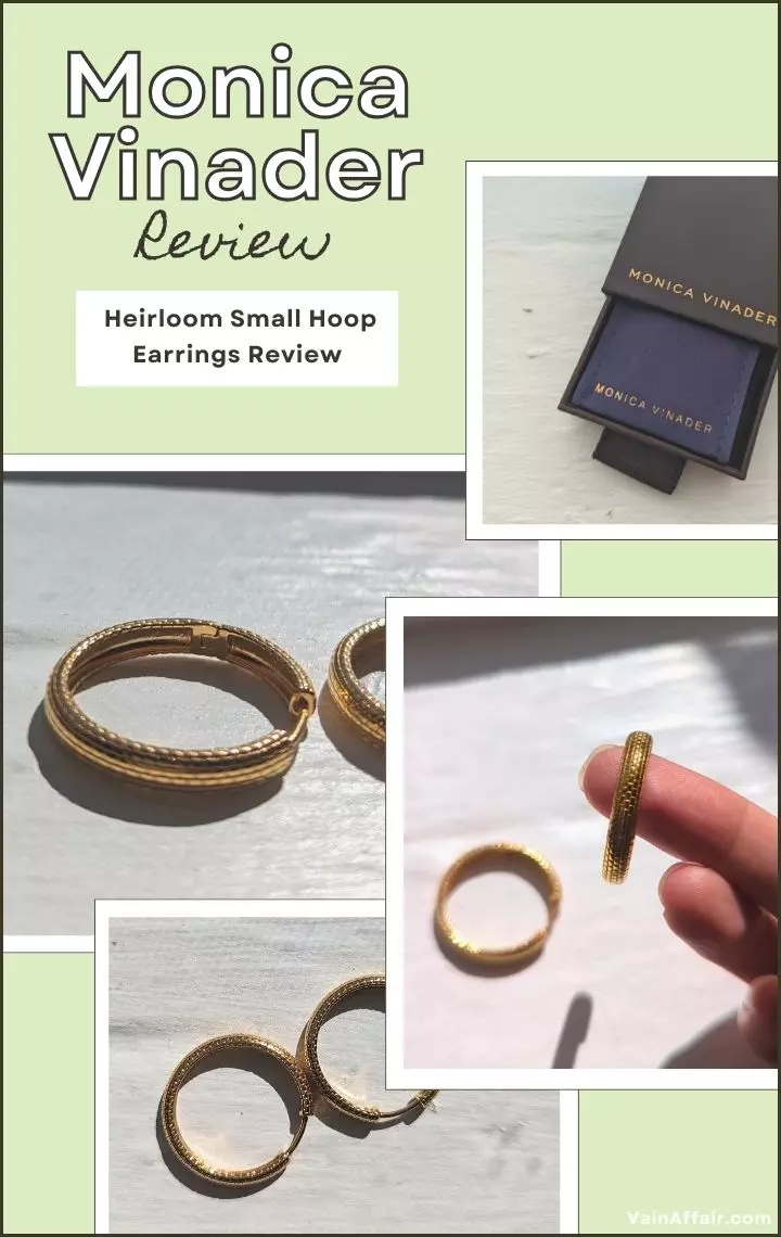Monica Vinader Earrings | Heirloom Medium Hoop Earrings Review