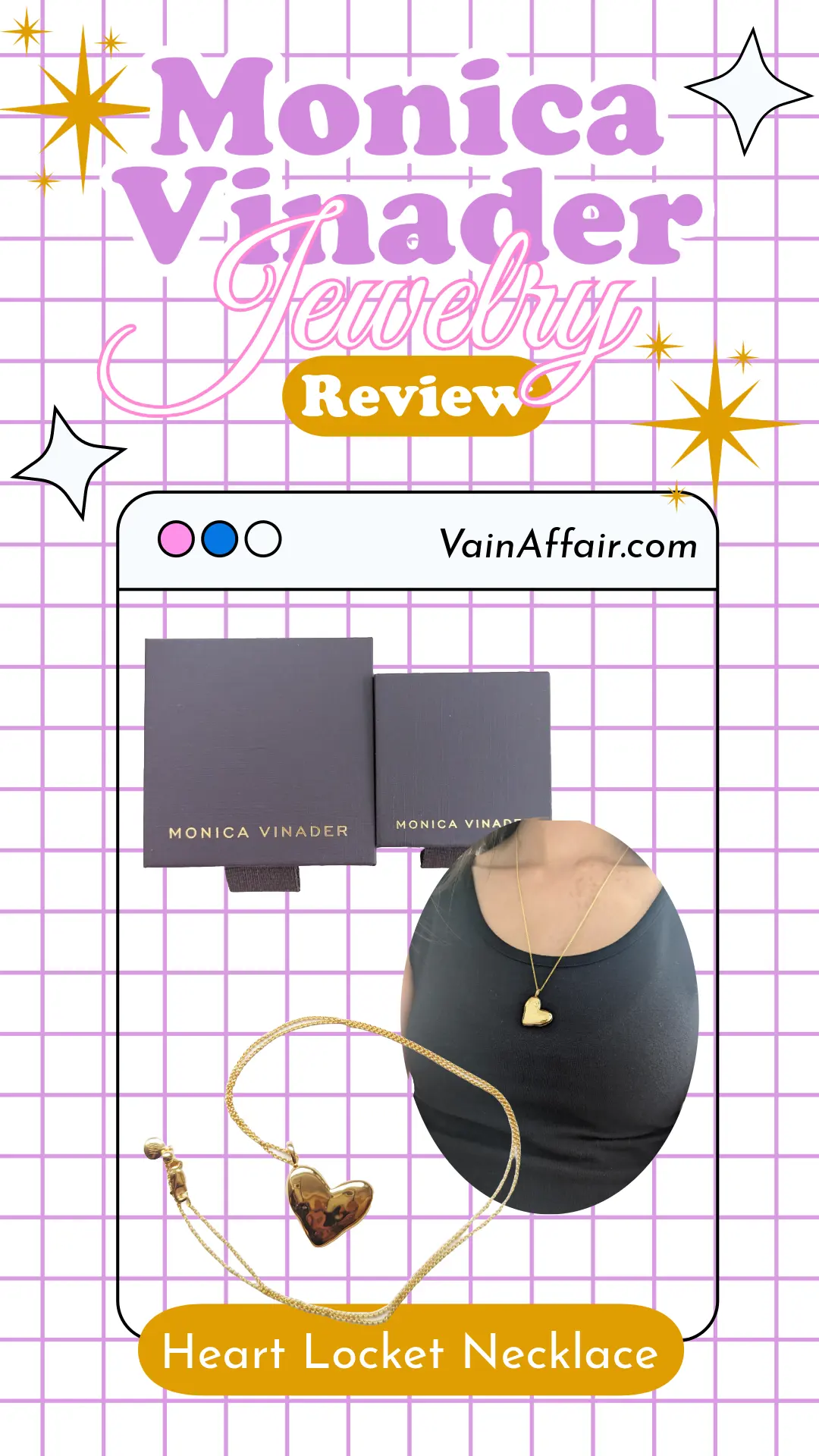 Monica Vinader Necklace Review | Heart Locket Necklace + Chain